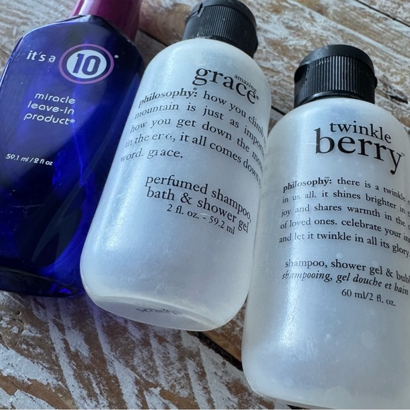 🧴3 Travel-Size Mini Bottles ~ Empty & Reusable - Picture 4 of 6